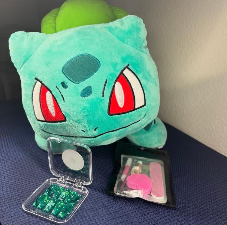 🌿✨ Medium-Coffin Pokémon Bulbasaur Green Set ✨🌿(Size Small-Medium)